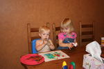 Micah and Ali painting