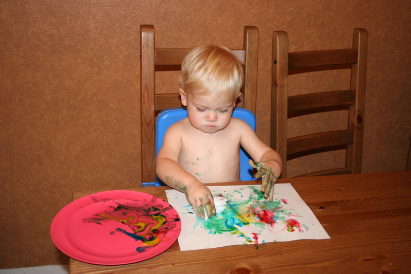 Micah's first work of art