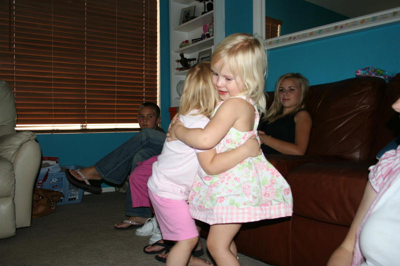 Ali hugs Sammy