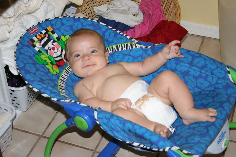 Caleb is a happy boy!