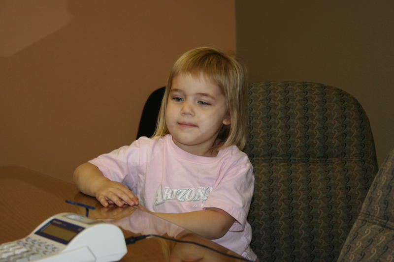 I think she's more grown up than me