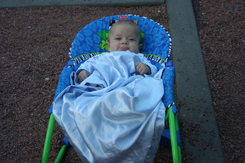 caleb all bundled up