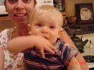 Too close while mama bakes