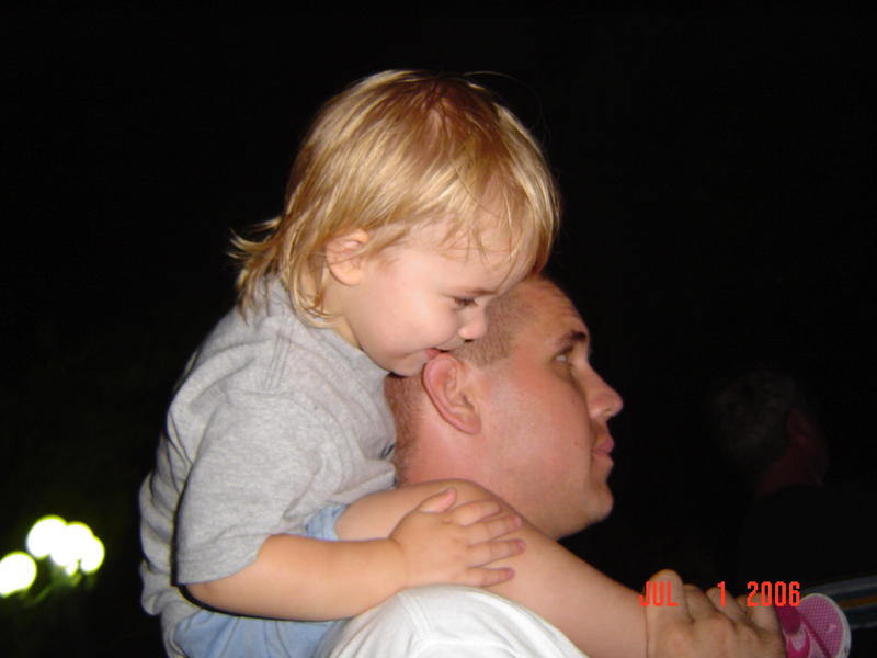 Mark giving Ali a ride