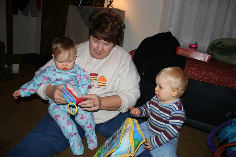 Micah, Addie and Mamaw