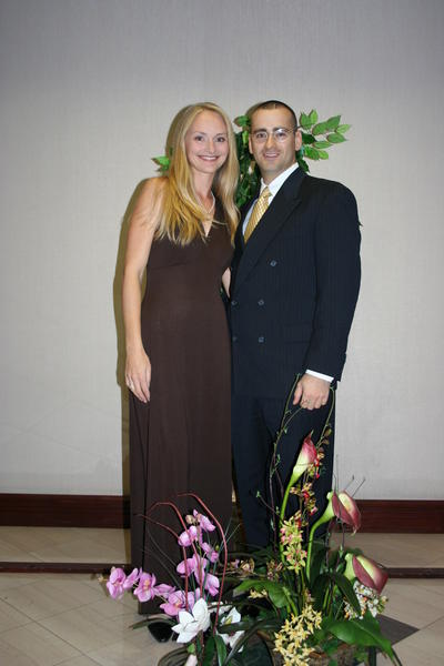 mark's front seater/boss and wife